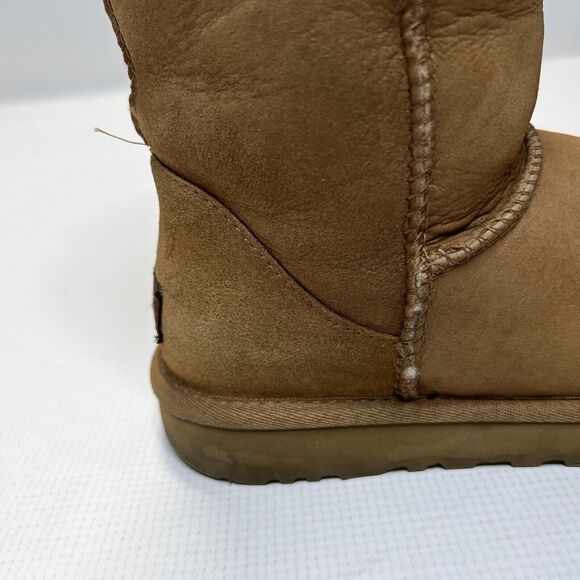 UGG Classic Tall Boot Chestnut Suede Sheepskin Shearling (SN 5815) Size 7 - Picture 16 of 16